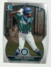 2023 Bowman #BCP-28 Martin Gonzalez Chrome Prospects Seattle Mariners Baseball