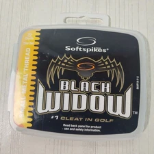Black Widow Soft Spikes 22 Small Metal Thread Replacement Golf Cleats Grips
