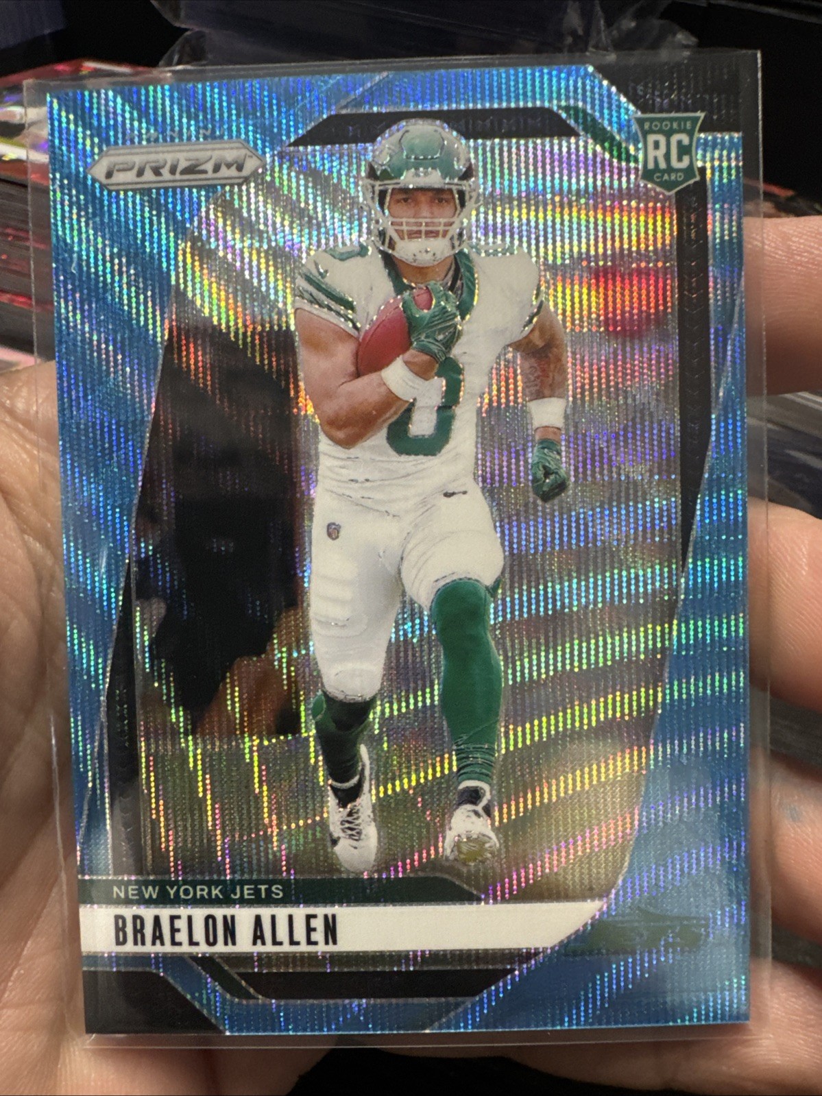 2024 Panini Prizm - Rookies Braelon Allen #311 Blue Wave Prizm /230 (RC)