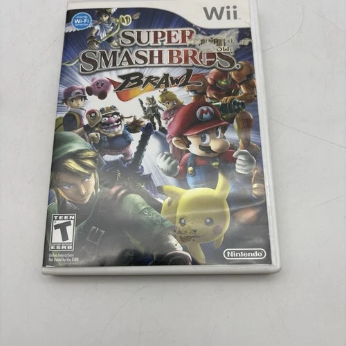 Super Smash Bros. Brawl (Nintendo Wii, 2008) - No Manual