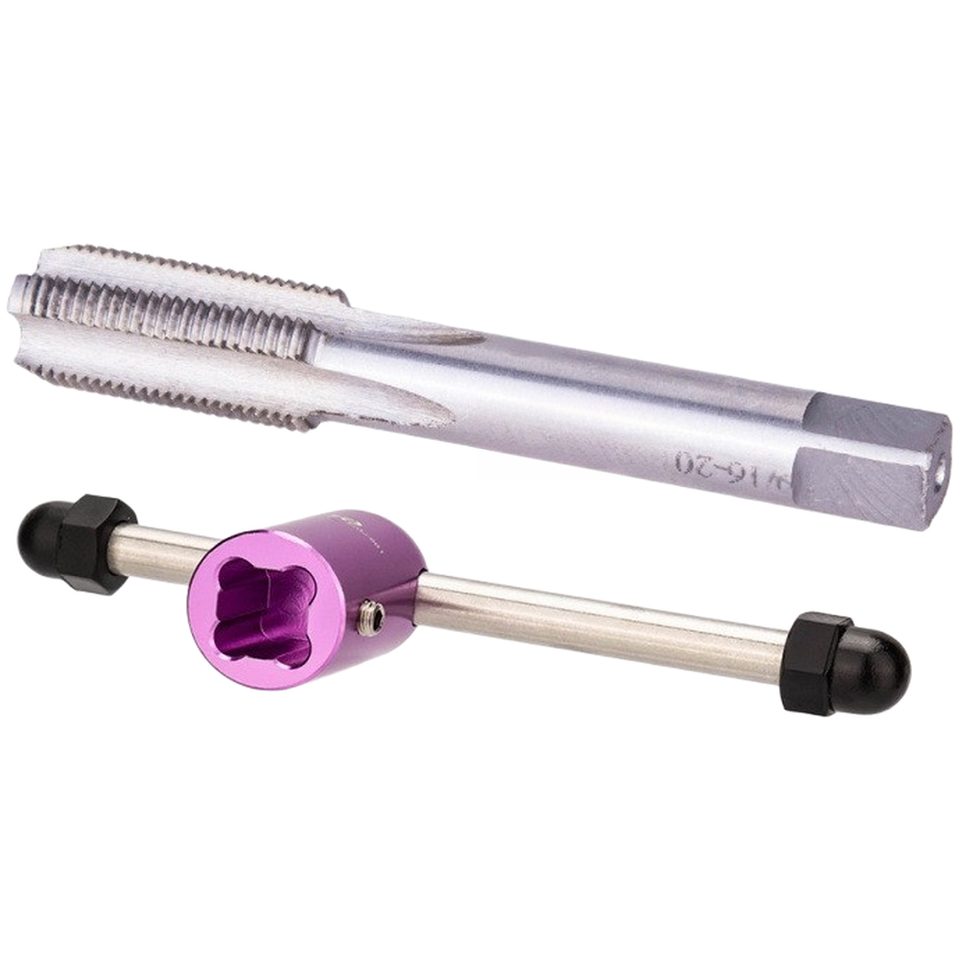 9 16 20 HSS Thread Tool for Bike Crank Pedal Repair with Alloy ...