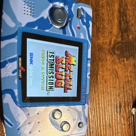 SNK Neo Geo Pocket Color NTSC-J Console w/ Box +MegaMan Game Cartridge Lot