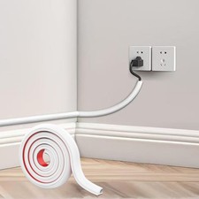 Wall Cord Hider Self Adhesive Wall Cable Concealer Cable Hider Cover White 