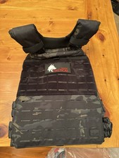 Wolf Tactical Adjustable Weighted Vest for Men  Women - Rucking Workout Vest