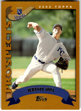 2002 Topps Traded & Rookies #T165 JEREMY HILL Kansas City Royals RC MLB Baseball