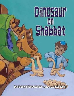 Dinosaur on Shabbat - Paperback, by Rauchwerger Diane Levin - Very Good