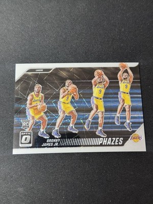 2024-25 Panini Donruss Optic Basketball Bronny James Jr Phazes SSP