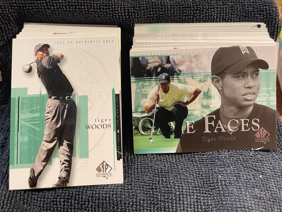2005 Upper Deck SP Authentic Golf Complete Base Set 1-60 Tiger Woods - Image 2 of 4