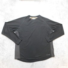 Realtree Thermal Shirt Mens XL Black Base Layer Hunting Outdoors Hiking Stretch