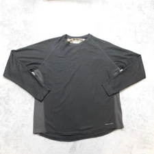 Realtree Thermal Shirt Mens XL Black Base Layer Hunting Outdoors Hiking Stretch