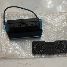 Sony PlayStation 5 Charging Dock Stand with Cooling Fan, USB Wired, Black/Blue