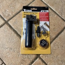 TITAN Double Flaring Tool, 45-Deg SAE, 3/16" Steel/Nickel Tube 51535 🪧