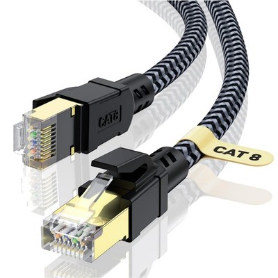 Ethernet Kabel Cat8 Netzwerkkabel Patchkabel Gigabit Lan Kabel 5Meter