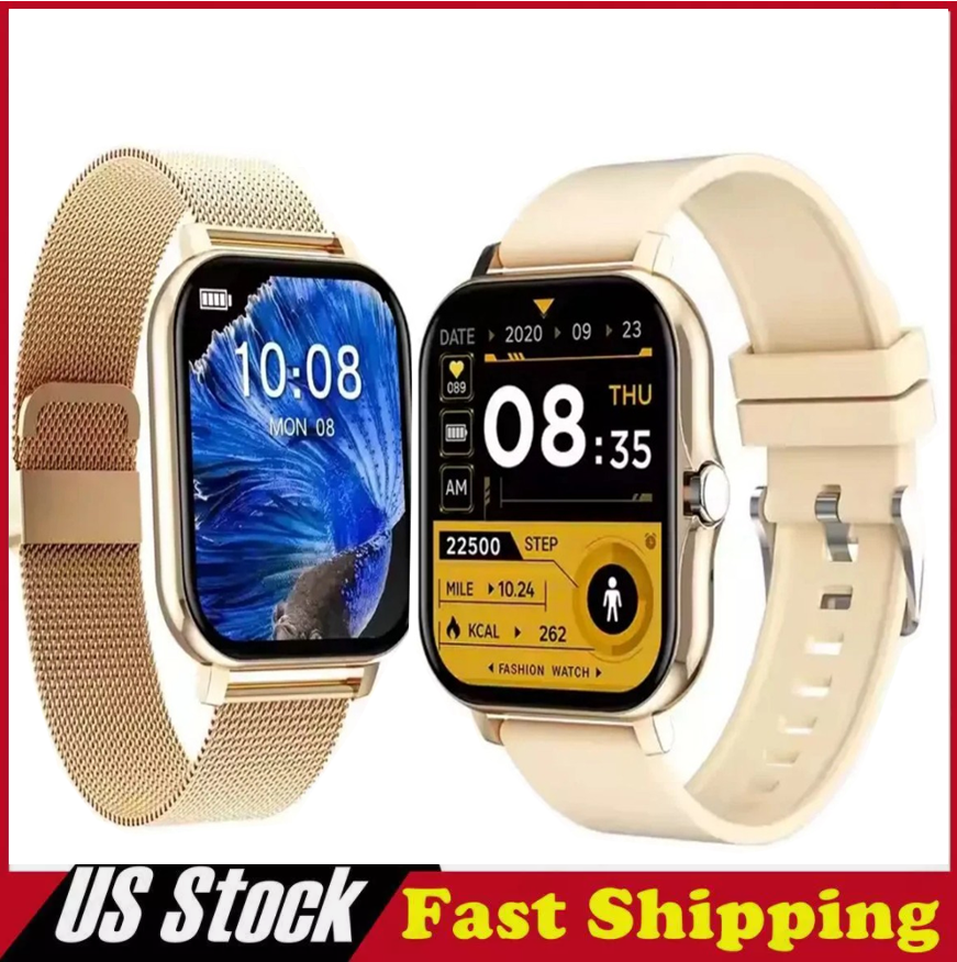 Bluetooth Smart Watch Men Women Waterproof Heart Rate Monitor for iPhone Android