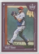 2022 Panini Diamond Kings Plum Frame Mike Trout #40 0i8b