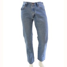 90s Vintage Rustler Light Wash Jeans Tapered Straight Mens 31 x 30 Skater Grunge