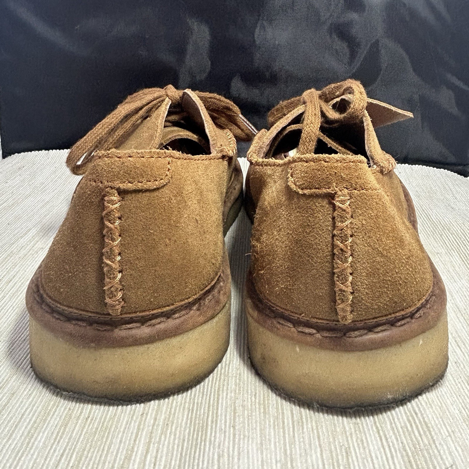 SAOLA Suola uomo Clarks Originals Charles F Stead pelle scamosciata marrone gomma UK7 5 G EU41 5