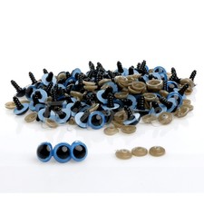 100Pcs/Set 12mm Plastic Safety Eyes For Teddy Bear for Doll Animal Puppet Craft