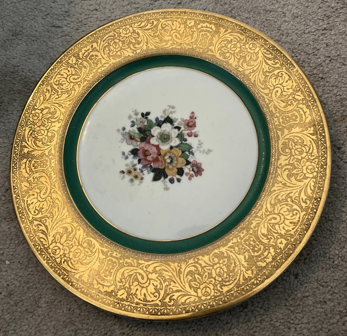 ババリアドイツ Bavaria Jncisione Oro 帆船金彩プレート ◇Bavaria