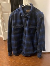 Orvis Heavy Flannel Shirt/Shacket, Plaid. 100 Cotton, Men  s Size Large L Tartan