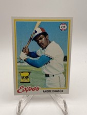 1978 Topps Vintage Andrew Dawson Baseball Card #72 All-Star Rookie Cup. rookie card picture