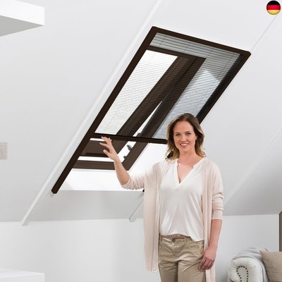 empasa Insektenschutz Fliegengitter Dachfenster Plissee Master Alurahmen,