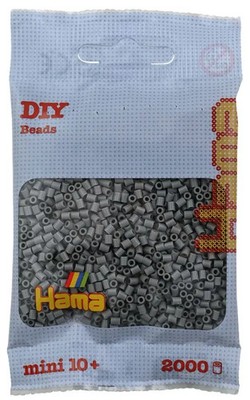 B?gelperlen Mini HAMA 2000x Grau | Deutsch (2025) | HAMA | EAN 28178501174