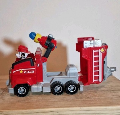 Paw Patrol The Movie Marshall Deluxe Transforming Fire Truck Fahrzeug Figur Spielzeug