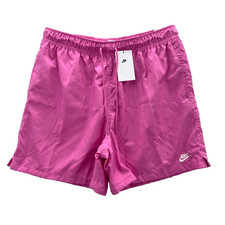Nike Shorts Men Large Pink Club FN3307-675 Standard Fit Above Knee Woven Flow