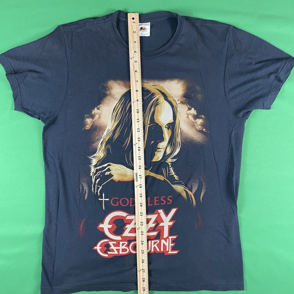 God Bless Ozzy Osbourne T Shirt Tribeca Film Festival 2011 Bay Island L