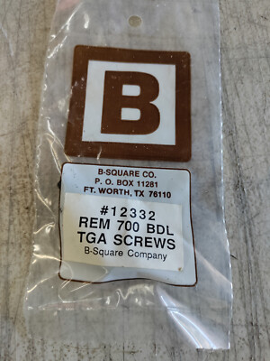 B-SQUARE 12332 REMINGTON 700 BDL TGA TRIGGER GUARD ACTION SCREWS