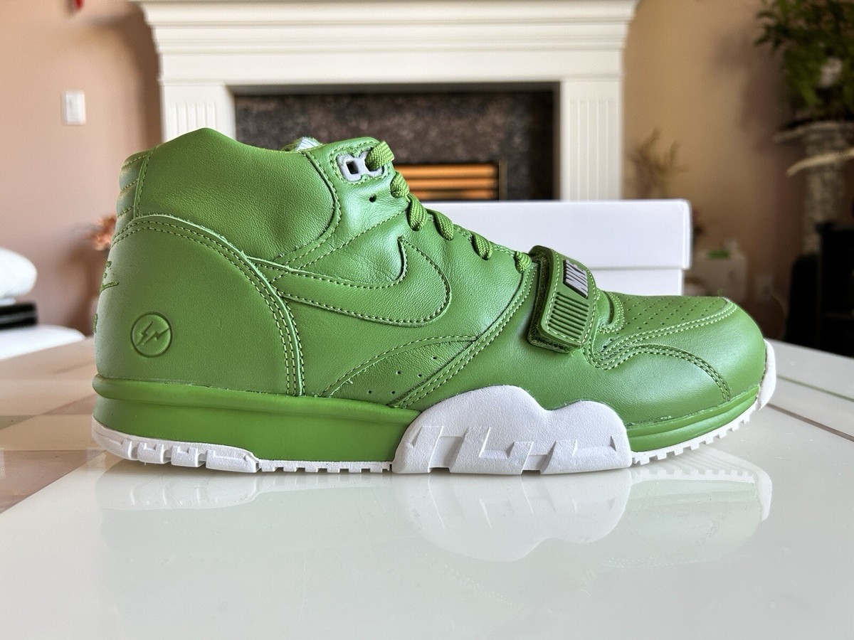 Size 10 Fragment Design x Nike Air Trainer SP Mid Chlorophyll