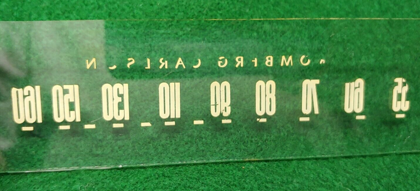 1946 STROMBERG CARLSON Model 1101 Radio GLASS DIAL PLATE & Plastic DIAL