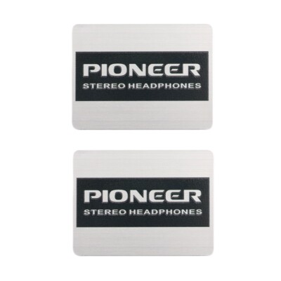 PIONEER SE-L40 Headphone Case Logo Badge Custom Made 55.8mm(2.2'')X42mm(1.65'')