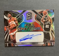 2021-22 Panini Spectra Full Spectrum Signature Astral Dominique Wilkins Auto /75