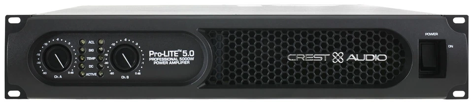 Crest Audio Pro-LITE 5.0 Ultra-Efficient Professional Power Class D Amplifier - Image 2 of 3