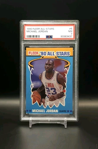 1990 Fleer Michael Jordan All Star PSA 7 #5