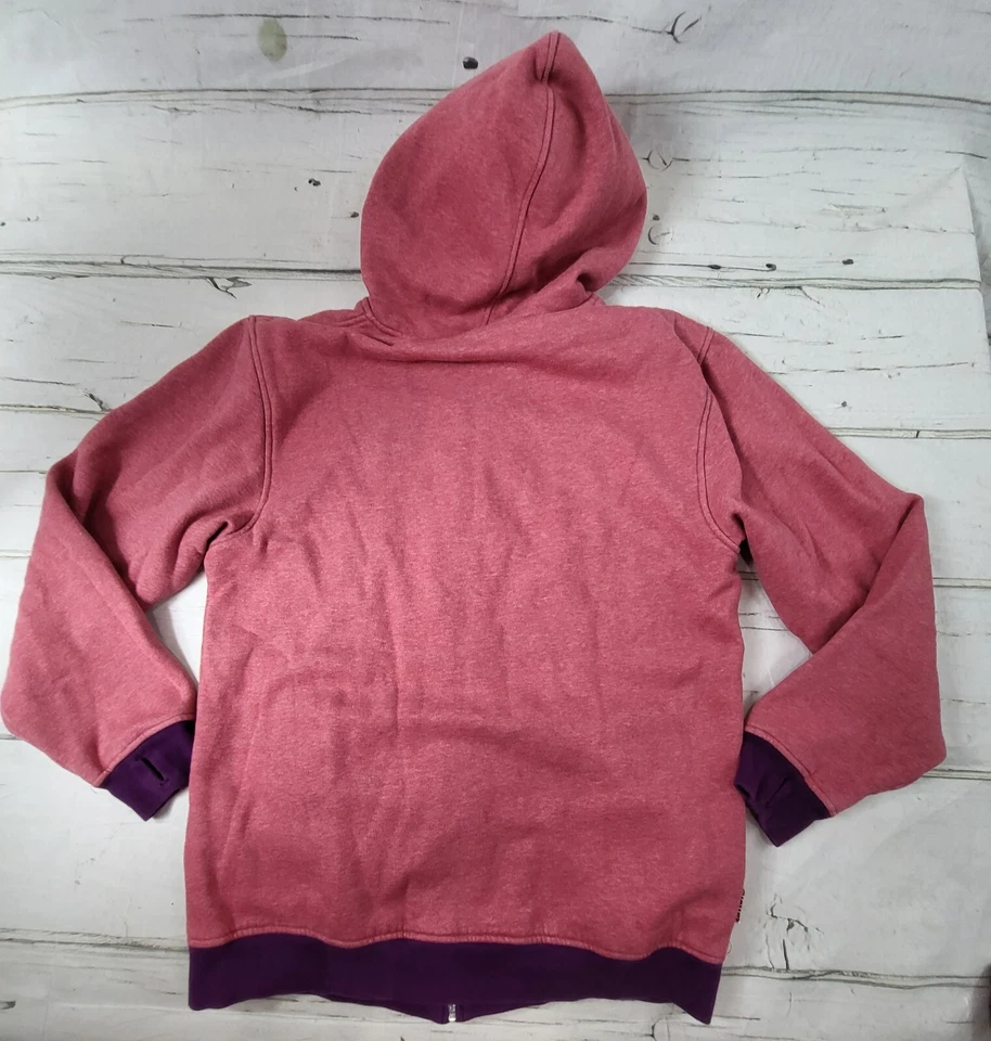 Nomis Pink Full Zip Hoodie w Graphic Logo Womens Size L - Изображение 2 из 4