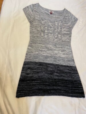 knit cut out dress long sleeve Grey Knit Dress Long Sleeve High Neck Cut Out