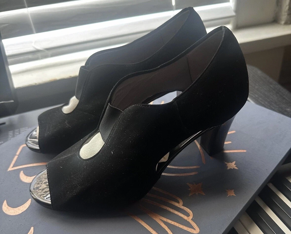 Lifestride open deals toe pumps