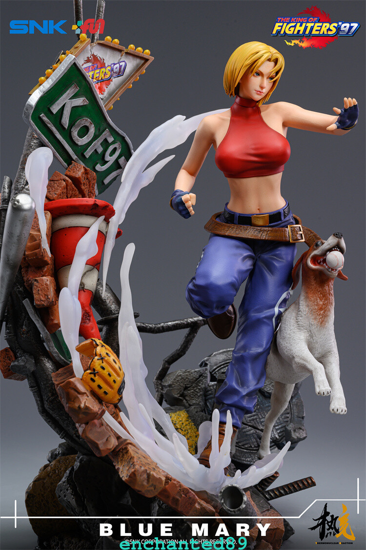 RH Studio King Of Fighters 97 SNK 1/6 Blue Mary Resin Painted