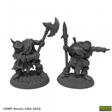 ORC WARRIORS Reaper Miniatures Bones USA Dungeon Dwellers REM07014 D&D