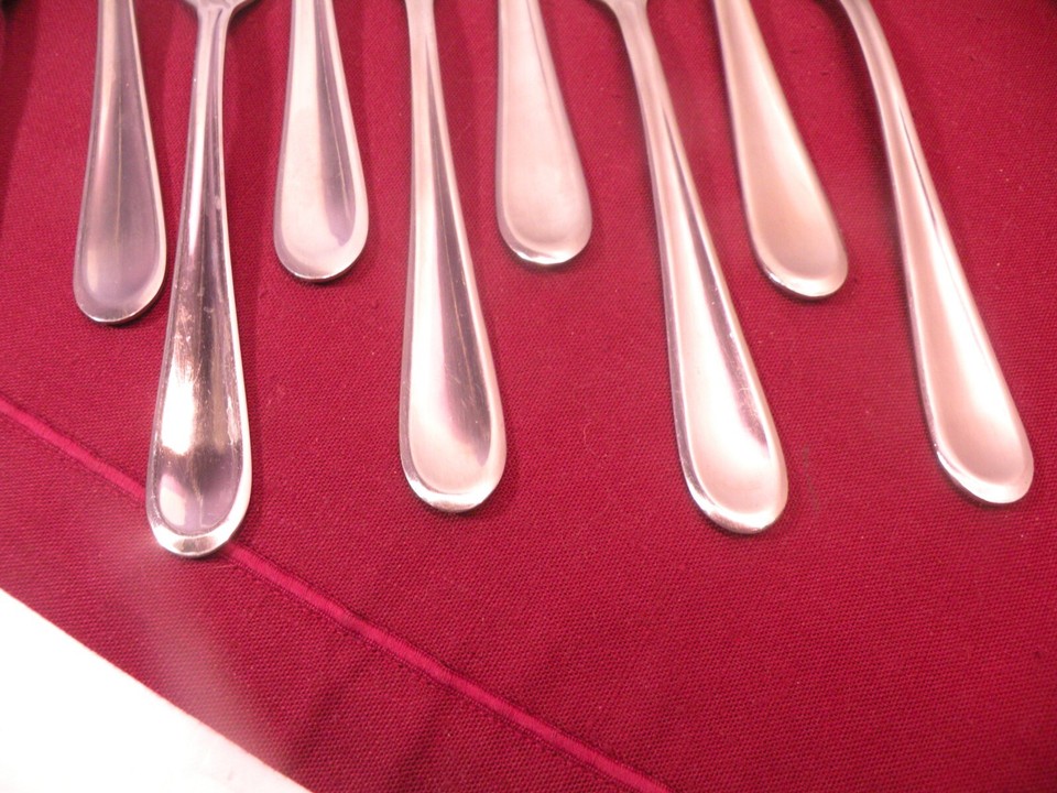 Set Of 9 Hampton Silversmiths VENTURA Stainless Flatware Dinner Forks 7
