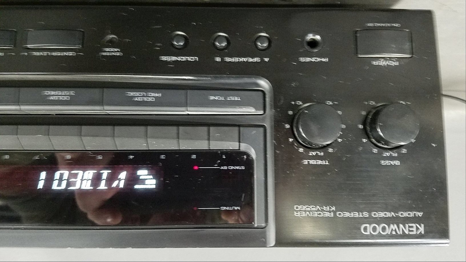 Kenwood KRV5560 Black AM/FM Dolby Pro Logic 200W Audio Video Stereo