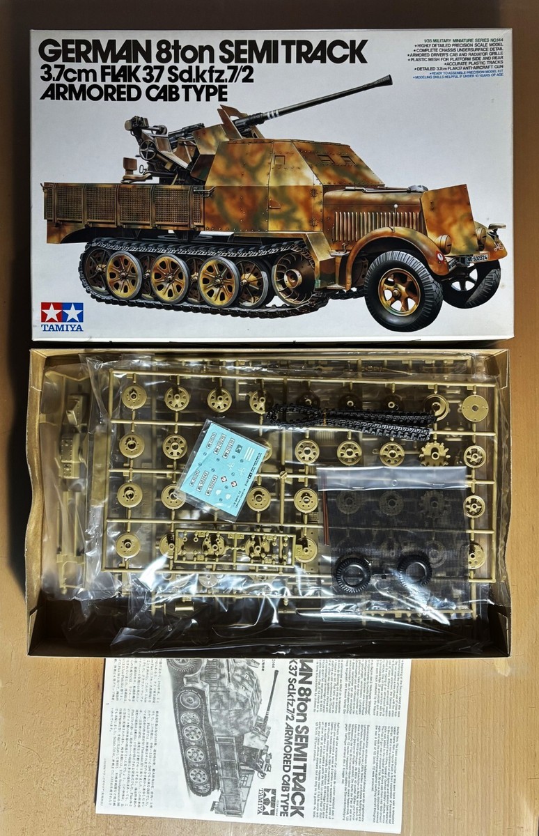 TAMIYA 35144 - GERMAN 8ton SEMITRACK 3.7cm FLAK 37 Sd.Kfz.7/2 - 1