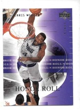 2001-02 Upper Deck Honor Roll Basketball Chris Webber #74 NRMT