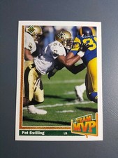 PAT SWILLING 1991 UPPER DECK FOOTBALL CARD # 468 C2188