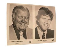 HAROLD BALLARD NHL HOCKEY PHOTO WILLIAM TEAM ISSUE TORONTO MAPLE LEAFS AHL WHA
