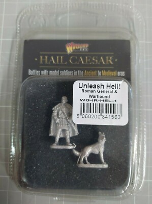 WARLORD GAMES Hail Caesar Unleash Hell Roman General & Warhound (UR)
