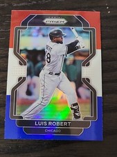 2022 Panini Prizm Tier II Red White Blue Prizm #196 Luis Robert White Sox